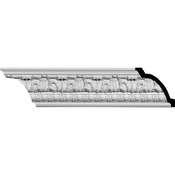 Ekena Millwork SAMPLE - 4 1/2"H x 3 7/8"P x 6"F x 12"L Colton Egg & Dart Acanthus Crown Moulding SAMPLE-MLD04X03X06CO - main